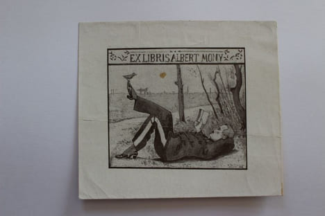 Ex-libris.. Albert Mony (propriétaire), Ex-libris.