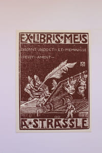  Ex-libris.