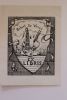  Ex-libris.. Hubert de Vries (1899-1979) peintre (propriétaire), Ex-libris.