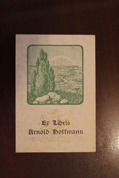 Ex-libris.. Arnold Hoffmann (propriétaire), Ex-libris.