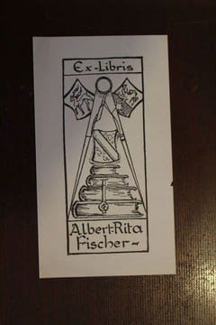 Ex-libris.. Albert Rita Fischer (propriétaire), Ex-libris.