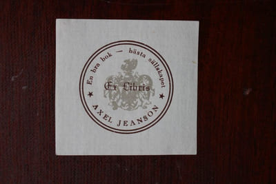 Ex-libris.