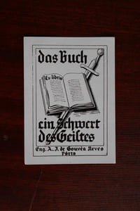 Ex-libris.
