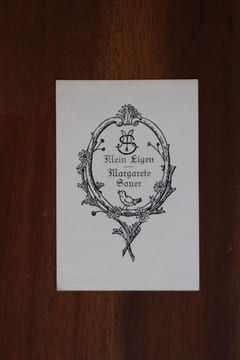 Ex-libris.. Margarete Sauer, Allemagne (propriétaire) ; Arn. Hoffmann (artiste), Ex-libris.