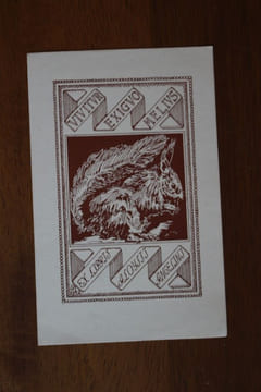  Ex-libris.. Aloysis [Luigi] Angelini (propriétaire), Ex-libris.