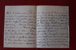 Lettre autographe sign&eacute;e &agrave; Aur&eacute;lien Scholl. Blanche de Berzseny, danseuse russe