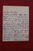 Lettre autographe sign&eacute;e &agrave; Aur&eacute;lien Scholl. Blanche de Berzseny, danseuse russe