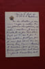 Lettre autographe sign&eacute;e &agrave; Aur&eacute;lien Scholl. Blanche de Berzseny, danseuse russe