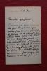 Lettre autographe signée à Aurélien Scholl. Henri Opper de Blowitz (1825-1903), journaliste,