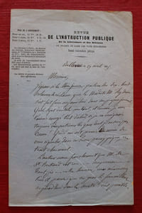 Lettre autographe signée à Aurélien Scholl