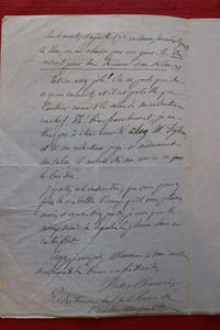 Lettre autographe signée à Aurélien Scholl