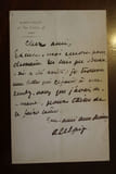 Lettre autographe sign&eacute;e &agrave; Aur&eacute;li.... Albert Delpit (1849-1893), romancier, ...