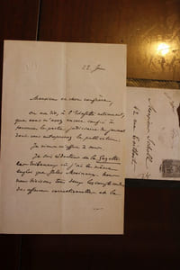 Lettre autographe signée à Aurélien Scholl