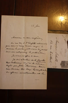 Lettre autographe signée à Aurélien Scholl. Albert Duchesne (1851-1921), homme politique, magistrat.