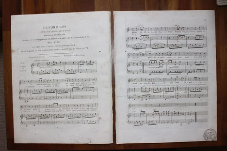 Cendrillon, romance - Partition gravée pour piano ou harpe.. Nicolas Isouard dit Nicolo [musique] ; M. Etienne [texte], 