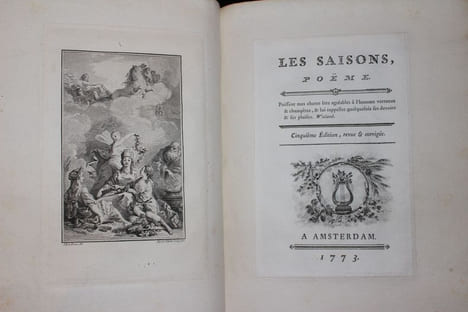 Les Saisons.. Jean-François de Saint-Lambert, Gravelot