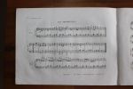Partition gravée pour piano - Les trompettes, valses - opus 13.. Johann Strauss I (1804-1849), 