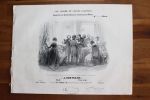 Partition gravée pour piano - Une soirée de jeunes amateurs.. J Goetschy, 