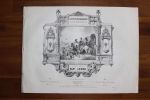 Partition gravée pour piano - Les petits chasseurs, quadrille brillant & facile.. Alphonse Leduc, 