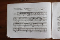 Partition gravée pour piano - Les preux chevaliers, quadrille militaire.i