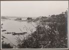 Photographie originale - Le fleuve Oubangui et les rochers de l'ancien Bangui - Oubangui Chari - Centrafrique. Georges Specht, ...