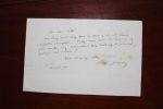 Lettre autographe signée. Louis Jourdan (1810-1881), journaliste.