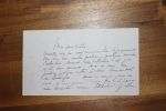 Lettre autographe signée à Aurélien Scholl. Jean Rameau (1858-1942), poète, romancier, membre des Hydropathes.