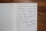 Lettre autographe signée à Aurélien Scholl. Maurice Coste dit Maurice Talmeyr (1850-1931), journaliste, écrivain.