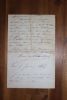 Lettre autographe signée à Aurélien Scholl. Henri Van de Woestyne dit Ivan de Woestyne (né en 1834), journaliste, écrivain.