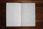 Lettre autographe signée à Aurélien Scholl. Henri Van de Woestyne dit Ivan de Woestyne (né en 1834), journaliste, écrivain.