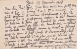 Lettre autographe signée. Jehan-Rictus, Gabriel Randon dit (1867-1933), poète.