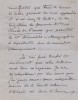 Lettre autographe signée. Marcel Prévost (1862-1941), écrivain.