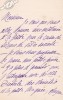 Lettre autographe signée. Henriette Dangeville (fin XIXe-début XXe), actrice (à ne pas confondre avec l'alpiniste).