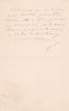 Lettre autographe signée. Devries ou de Devries ? (fin XIX), directeur du Frascati theater à Amsterdam.