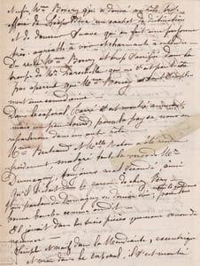 Lettre autographe signée