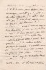 Lettre autographe signée. Laurent Faure, acteur actif de 1793 à 1840. 