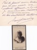 Lettre autographe signée . Jeanne Granier (1852-1939), actrice.