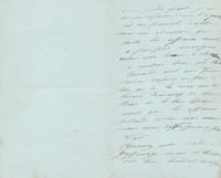 Lettre autographe signée 