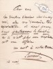 Lettre autographe signée . Louis Leménil (1804-1872), acteur. 