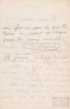 Lettre autographe signée . Louis Leménil (1804-1872), acteur. 