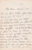 Lettre autographe signée . Louis Leménil (1804-1872), acteur. 