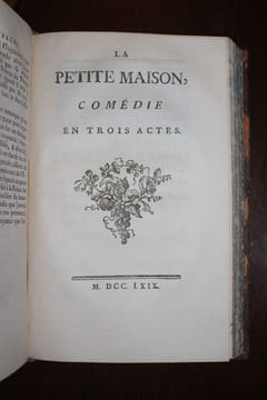 Pièces de Théâtre en vers et en prose.- Editions originales. Charles-Jean-François dit le président Hénault, 