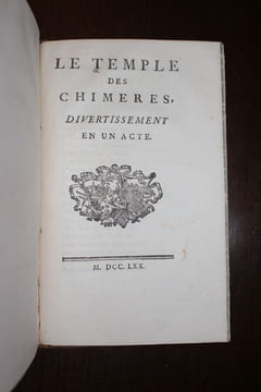 Pièces de Théâtre en vers et en prose.- Editions originales. Charles-Jean-François dit le président Hénault, 