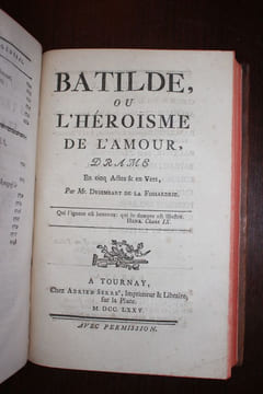 Recueil de pièces de théâtre à savoir, dans l'ordre de citation des auteurs : 1. Le Vertueux mourant ; 2. Childeric premier roi de France ; 3. ...