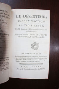 1. Le Club des Dames ou le retour de Descartes, comédie ; 2. Le Déserteur, ballet d'action ; 3. Intermèdes d'Athalie ; 4. Tom Jones, comédie lyrique ; 5. La fausse Statue, comédie ; 6. Norac et Javolci, drame ; 7. Pélopée, tragédie ; 8. Le Mari retrouvé ; 9. Renaud d'Ast, comédie.