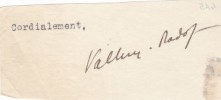 Lettre autographe signée. Louis Pasteur Vallery-Radot (1886-1970), médecin.
