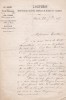 Lettre autographe signée. François-Jules Simon (1816-1888), poète et musicien.