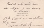 Lettre autographe signée. Adolphe Messimy (1869-1935), militaire, homme politique, député de l'Ain.