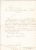 Lettre autographe signée. Giacomo Luigi Brignole (1797-1853), cardinal italien.