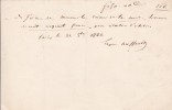 Lettre autographe signée. Eugène Briffault (1799-1854), journaliste, écrivain.